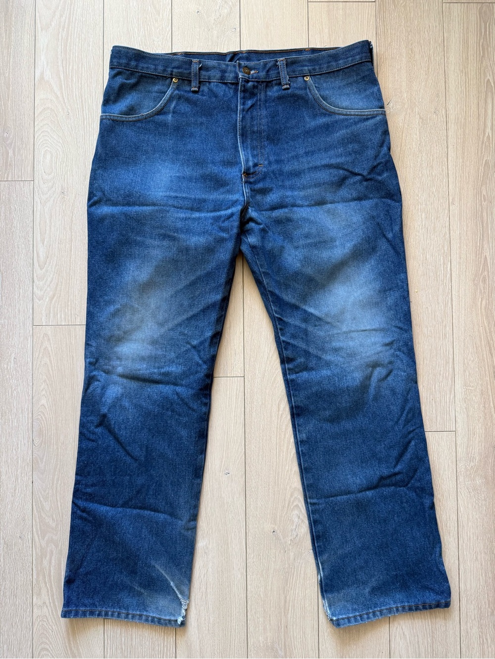 Vintage Buddy’s Straight Leg Blue Jeans Made in USA Size 37x30 Original Fit